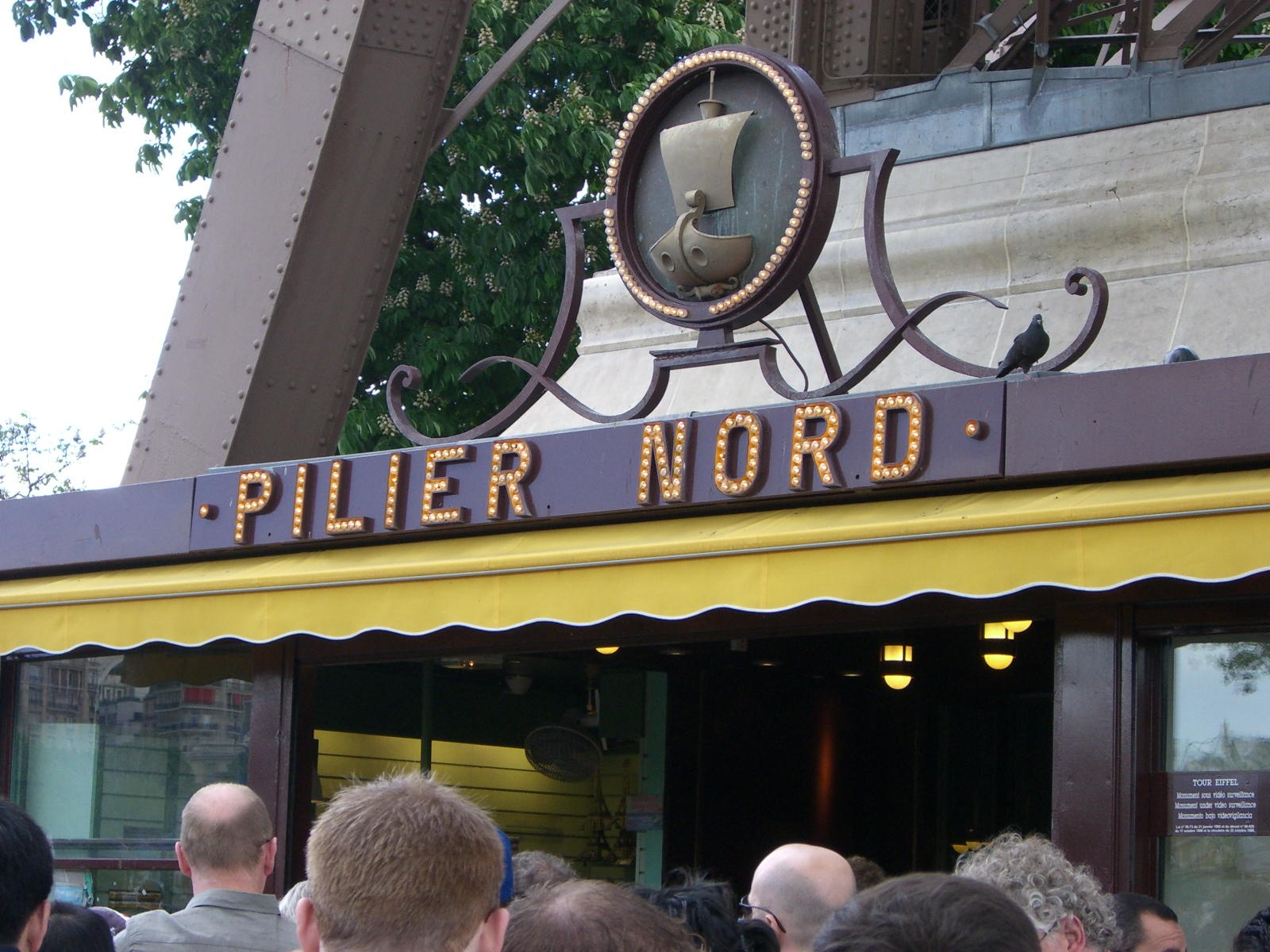 Eiffel north pillar