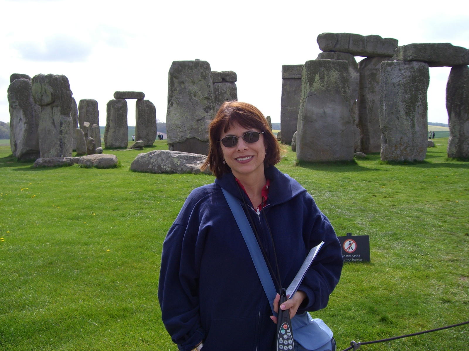 Anita at Stonehenge